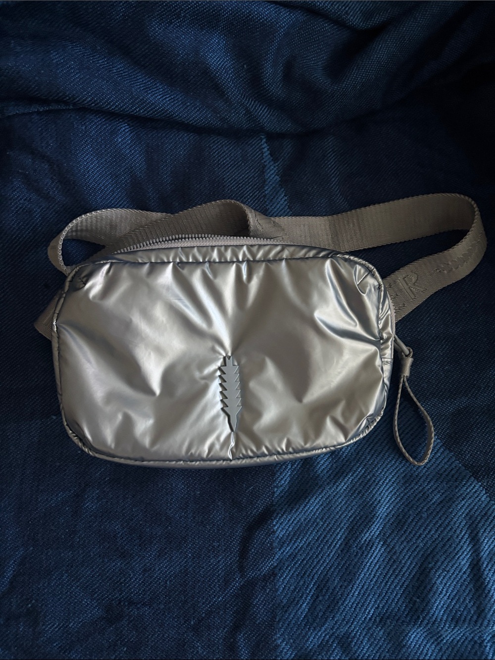 Thacker Metallic Ice Blue Belt Bag - NWOT